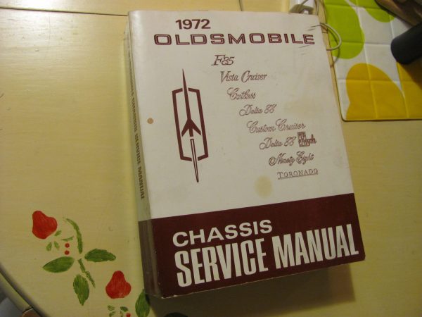 Book: 1972 Oldsmobile Chassis Service Manual Hot on Sale