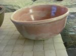 Ceramics: Toshiko Takaezu Bowl 5  diameter x 2.5  high, Pink glaze. Sale