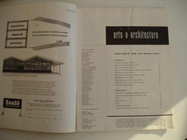 Book: arts & architecture october 1954 Online Hot Sale