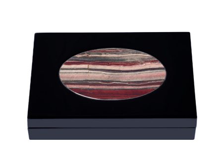 Crystal box with antique marble “Striated  Online Sale