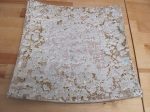 Toshiko Takaezu White Lava Glaze Handkerchief  Style Plate 11  SQ on Sale