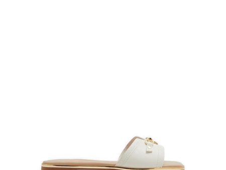 Alamassi Flat Sandals - Open White on Sale