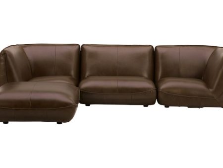 Zeppelin Modular Sectional | Toasted Hickory Leather on Sale