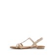 Glaoni Flat Sandals - Beige Online Hot Sale