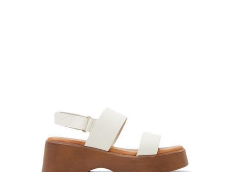 Thilda Wedge Sandals - White Online Sale