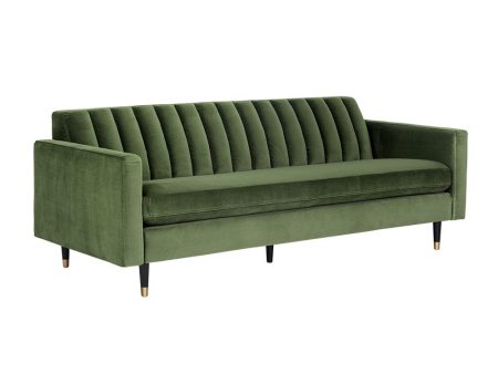 Yosi Sofa | Moss Green For Discount