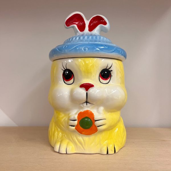 Yellow Bunny Cookie Jar For Discount