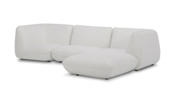 Zeppelin Modular Sectional | Stone White For Cheap