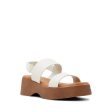 Thilda Wedge Sandals - White Online Sale