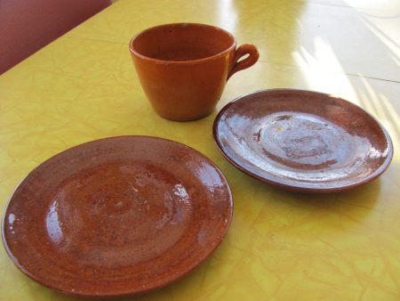 Ceramics: Three pieces of Jugtown Pottery Online now