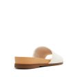 Elina Flat Sandals - White Discount