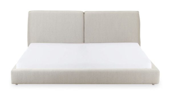 Zeppelin King Bed | Light Grey Sale