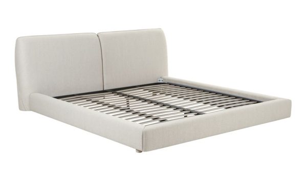 Zeppelin King Bed | Light Grey Sale