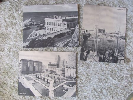 3 Vintage JUMBO Postcards of San Francisco, c. 1950 Online Hot Sale