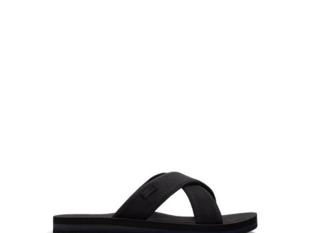 Inderpaul Flat Sandals - Black Black For Discount