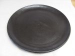 Toshiko Takaezu 14  Diameter Plate Black Glaze Excellent condition Online now