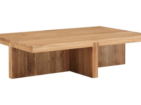 Folke Oak Coffee Table | Rectangel Supply