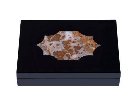 Crystal box with antique marble “Yellow Siena  Discount