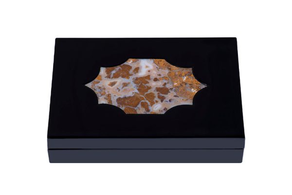 Crystal box with antique marble “Yellow Siena  Discount