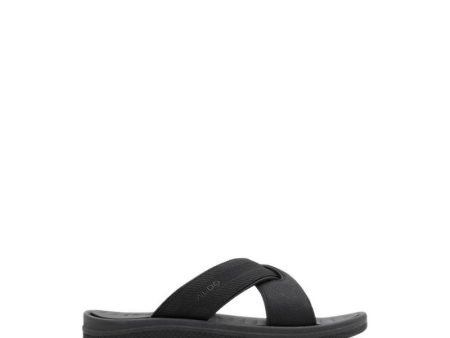 Rorik Flat Sandals - Black Cheap