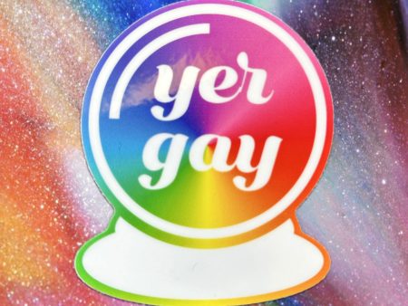 Yer Gay Sticker Fashion