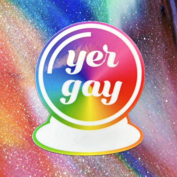 Yer Gay Sticker Fashion