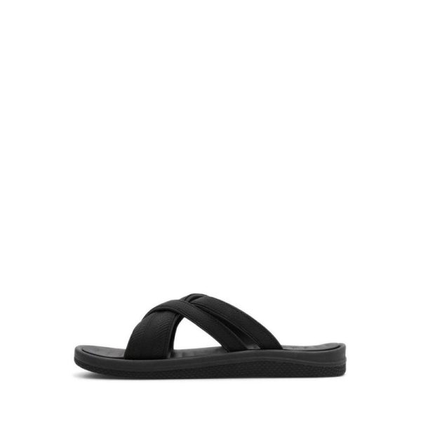 Rorik Flat Sandals - Black Cheap