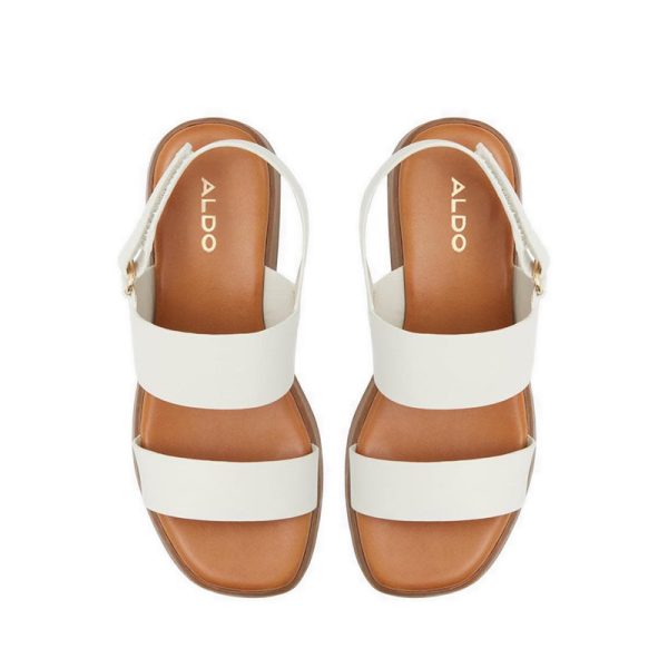 Thilda Wedge Sandals - White Online Sale