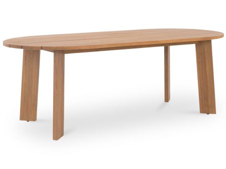 Delta Oval Outdoor Dining Table | Natural Fashion