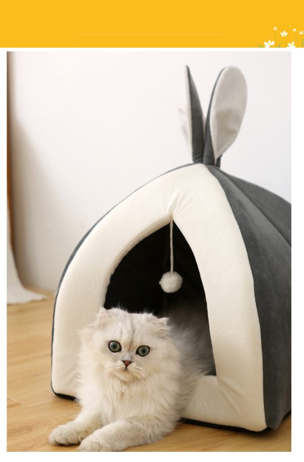 Rabbit Ear Cat Cave For Cheap