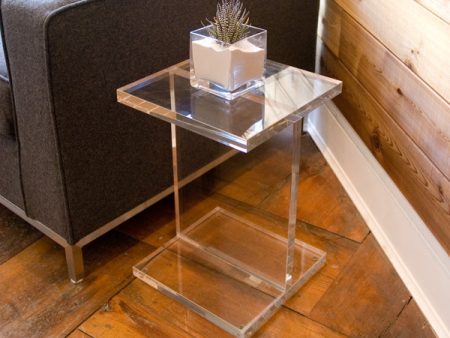 Acrylic I-Beam Table For Sale