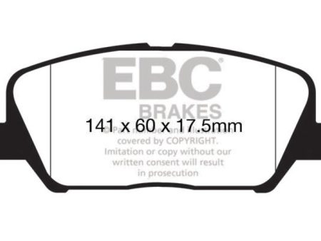 EBC 16+ Hyundai Veloster 1.6 Turbo Ultimax2 Front Brake Pads Supply