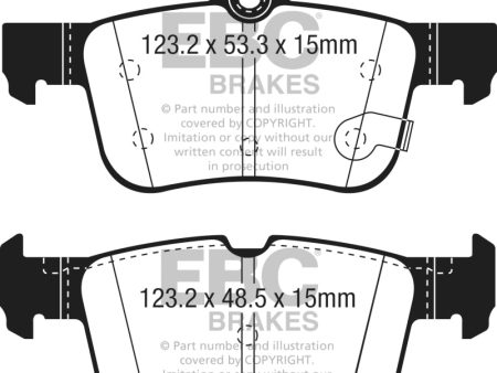 EBC 2013+ Lincoln MKZ 2.0L Hybrid Ultimax2 Rear Brake Pads Discount